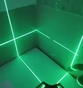 Kit Nível A Laser Verde 12 Linhas Esquadro + Suporte + Tripé Recarregavel Profissional Prumo Autonivelante Acompanha Controle - Imagem 2