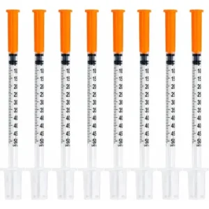 Seringa Insulina 50ui Agulha 6mmx25mm Fixa 0,5ml 10 Unidades - Imagem 2