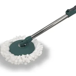 Esfregao Mop Giratorio 8 Litros Cesto Inox 2 Refil Pro Unica - Imagem 3