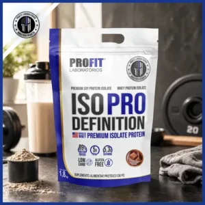 Whey Protein Iso Pro Definition Refil 1,8kg Chocolate-profit Sabor Chocolate - Imagem 7