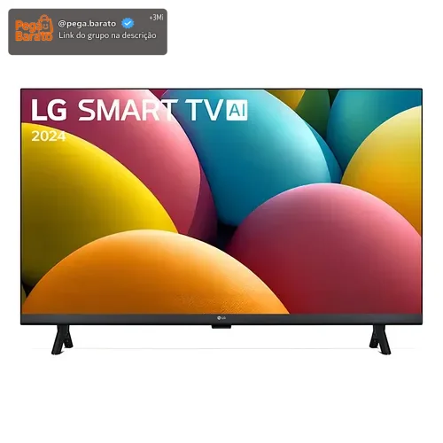 Smart Tv 32'' LG Hd 32LR600BPSA Processador 5 Ger6 Alexa Webos