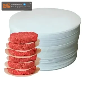 Papel Separador De Hamburguer Redondo 11,2cm 1kg - Imagem 1