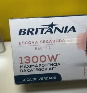 Escova Secadora alisadora e modeladora Britânia BEC07R 4 Em 1 1300W Rosa - Imagem 17