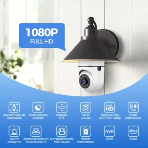 Câmera De Segurança Lâmpada Interna Externa 2mp Wi-fi 360° - Imagem 4