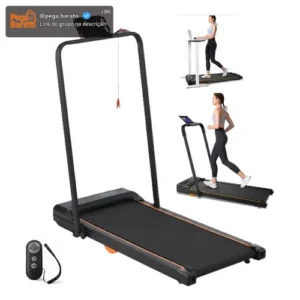Esteira Elétrica Portátil Fitness Até 100kg 8km/h Silenciosa - Imagem 1