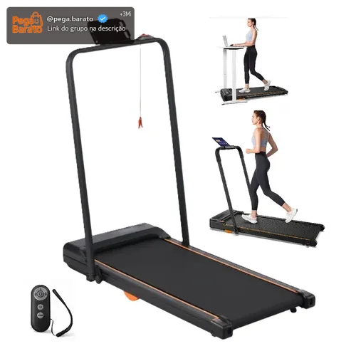 Esteira Elétrica Portátil Fitness Até 100kg 8km/h Silenciosa