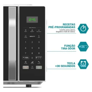 Micro-ondas 25l Philco Função Tira Odor 1100w Pm27 - Imagem 4