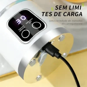 Mini Liquidificador Mixer Portátil Recarregável 450ml Shake - Imagem 3