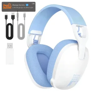 Headset Gamer Onikuma B2 Fone Tipo G435 Bt-5.3 Ps5 Ps4 Pc Cor Branco - Imagem 1