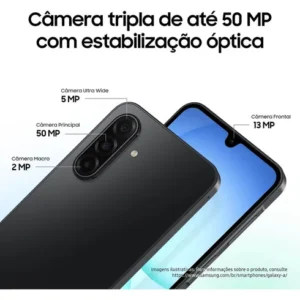 Celular Samsung Galaxy A17 5g Com Ia, 128gb, 4gb Ram, Câm De 50mp, Tela De 6.7 , Nfc, Ip54 - Preto - Imagem 6