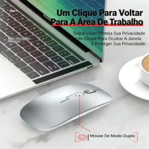 Mouse Sem Fio 2.4g Recarregável Usb Dpi Ajustável 800-1600 - Imagem 10