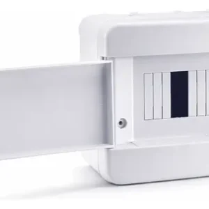 Quadro de Distribuição 4 disjuntor DIN elétrica sobrepor Forceline Branco - Imagem 3