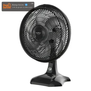 Ventilador de Mesa e Parede Britânia Maxx Force Turbo BVT400 Preto 150W com 3 Velocidades e Diâmetro de 40" - Imagem 1