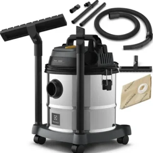 Aspirador Pó e Água Electrolux função Sopro Compacto Líquidos Químicos Inox 1800W 20L total 15L útil protetor térmico GT20i - Imagem 3