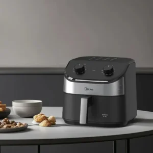 Fritadeira Air Fryer 4,5l Widemax Com Interior De Alumínio 1500w Midea - Imagem 4