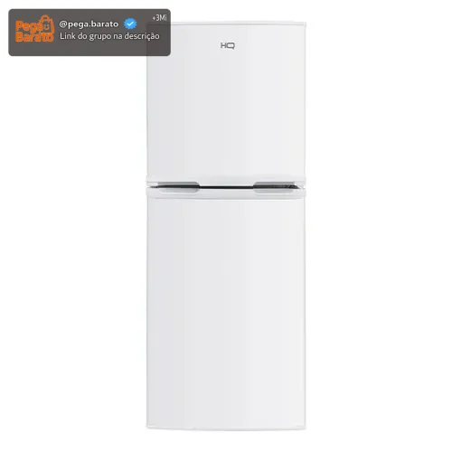 Geladeira Refrigerador Hq 140l Duplex Defrost Hq-140rdf Branco