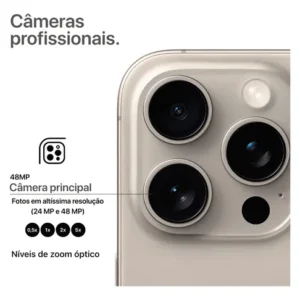 Apple Iphone 15 Pro Max 512gb Original 5g Garantia + Brindes (Novo com caixa aberta) - Imagem 4