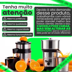 Espremedor Potente Laranja Elétrico Maquina 700w Fazer Suco - Imagem 9