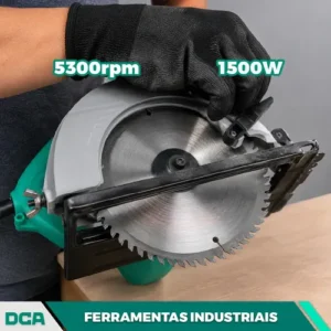 Serra Circular 185mm 7.1/4 1500w Dca Amy03-185s Industrial - Imagem 7