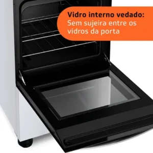 Fogão 4 Bocas Acendimento Automático Clean Bfo4nbb Brastemp Cor Branco - Imagem 9