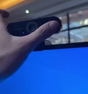Webcam Emeet C60e 4k 30Fps Uhd 8mp Foco Automático 1080P 60fps Camera Para PC 2 microfon VideoConferencia Preto - Imagem 2