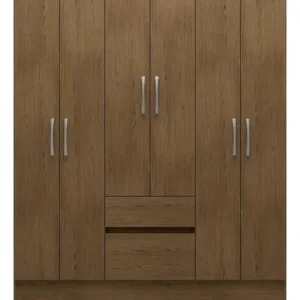 Guarda-roupa Casal New Brusque 6 Portas 2 Gavetas Bartira - Avel - Imagem 2