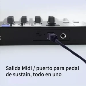 Teclado Controlador MIDI M-Vave SMK-25 25 Teclas 8 Pads Bluetooth - Imagem 6