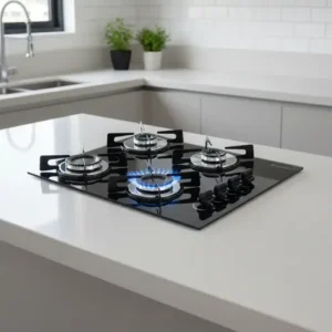 Fogão Cooktop Gás 4 Bocas Vidro Ultra Chama 127v/220v Preto - Imagem 4