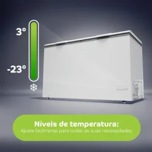 Freezer Horizontal Consul 2 Portas 528 Litros Branco - CHB53MB - Imagem 7