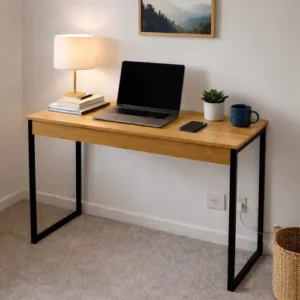 Escrivaninha Mesa Escritório Industrial 90cm - Home Office - Imagem 2