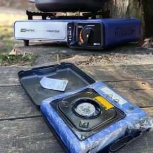 Kit Fogareiro Cozinha Para Camping Pesca Com Acessórios Preto - Imagem 6