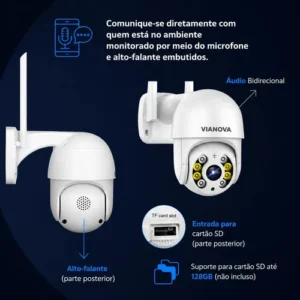 Câmera de Segurança Wifi Externa Interna Yoosee Full HD - Imagem 6