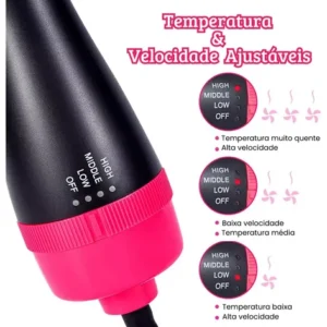 Kit Prancha Chapinha + Escova Secadora Alisadora Modeladora - Imagem 10