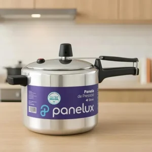 Panela De Pressão Classic Panelux Alumínio Polido 4,5 Litros Alumínio Polido - Imagem 3