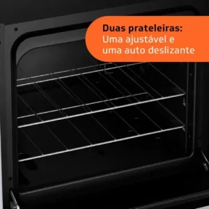Fogão 4 Bocas Acendimento Automático Clean Bfo4nbb Brastemp Cor Branco - Imagem 6