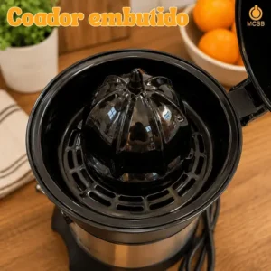 Espremedor De Frutas Limão Laranja 120w Inox Extrator Preto - Imagem 9