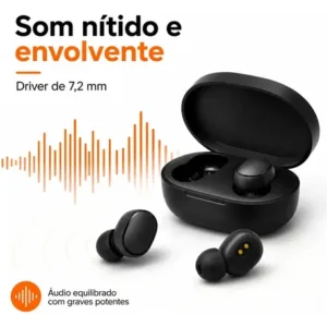 Fone De Ouvido Airdots 2 Xiaomi Redmi Bluetooth 5.0 Preto - Imagem 6