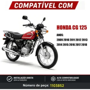 Kit Cilindro Motor Fan 125 Cg 125 Titan 125 2009 - 2018 Novo - Imagem 3