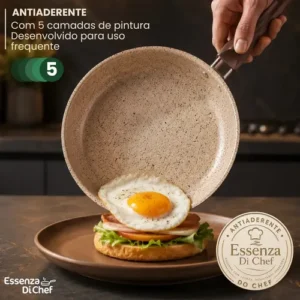 Jogo De Panelas Antiaderente 10 Peças Teflon bianco Cor Bianco - Imagem 5