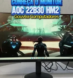 Monitor 21,5 Aoc Fhd 22b30hm2 Gaming Widescreen Va Vga Hdmi - Imagem 2