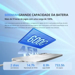 Celular Smartphone Realme C73 256gb 8gb Ram Dual Sim 120hz 6 Ah Violeta - Imagem 5