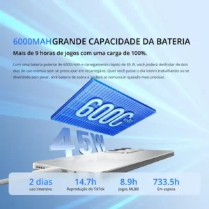 Celular Smartphone Realme C73 256gb 8gb Ram Dual Sim 120hz 6 Ah Violeta - Imagem 4