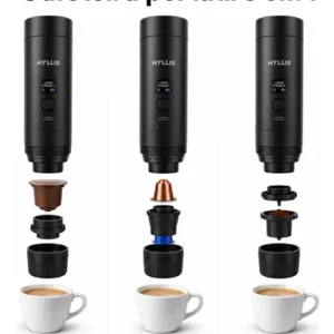 Cafeteira Expresso Portátil 3x1 Elétrica Recarregável Usb - Imagem 12