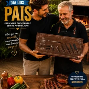 Kit Facas Churrasco 8 Peças Aço Inox Afiadas Completo - Imagem 2