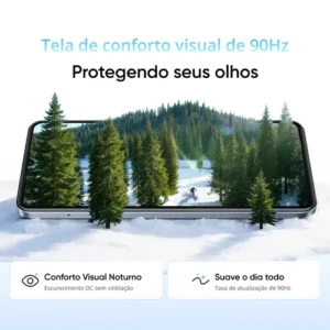 Celular Smartphone Realme Note 80s 128gb 4gb Ram Dual Sim Azul Bateria 6000mah Ultrafino 7,94 Mm Resistência À Poeira E Água Ip54 - Imagem 10