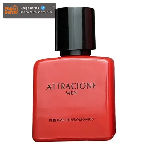 Attracione Men perfume Masculino Com Feromônios Ativados 25 mL