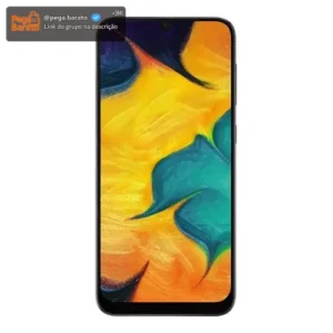 Samsung Galaxy A30 Dual SIM 64 GB preto 4 GB RAM (Novo com caixa aberta) - Imagem 1