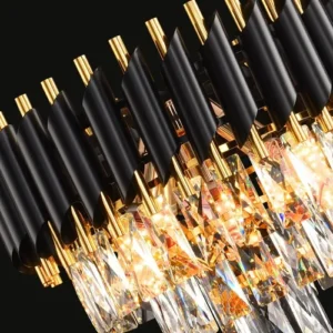 Lustre De Teto Cristal 40cm Para Sala De Jantar E Quarto - Imagem 9