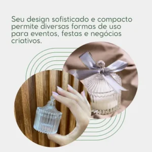 Kit 20 Peças Mini Potiche Acrílico Lembrancinha Bomboniere - Imagem 6
