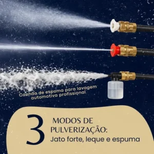 Lavadora Lava Jato Portátil Alta Pressão 2 Baterias + Maleta - Imagem 8